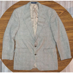 Ralph Ralph Lauren Mens 44L (?) Houndstooth Blazer Sport Coat Suit Jacket